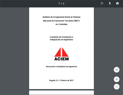 Anexo. Análisis de la Ingeniería Frente al Sistema Nacional de Educación Terciaria (SNET) en Colombia